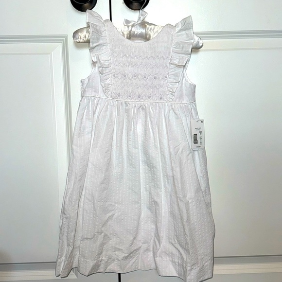 White Smocked Dress - Edgehill Collection - Picture 1 of 4
